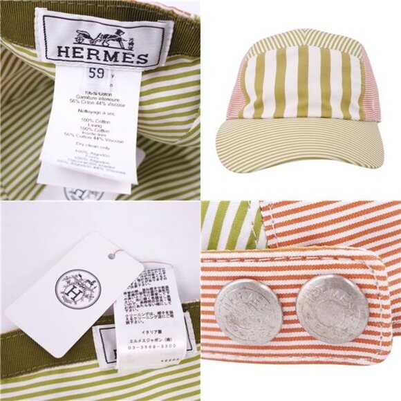 Hermes Hat 22 SS Nevada Cap Stripe Co main image 4